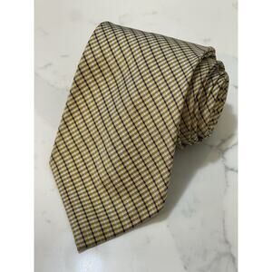 Lauren Ralph Lauren Yellow Striped Silk Tie 58 x 3.75 Preppy Traditional Career